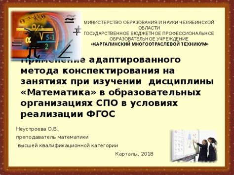 Примеры успешной реализации адаптированного образования в практике