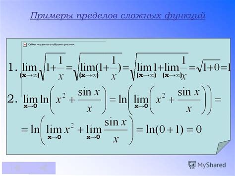 Примеры функций без пределов