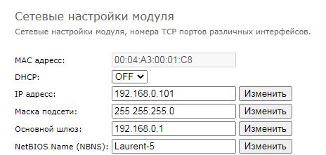 Пример использования IP DHCP