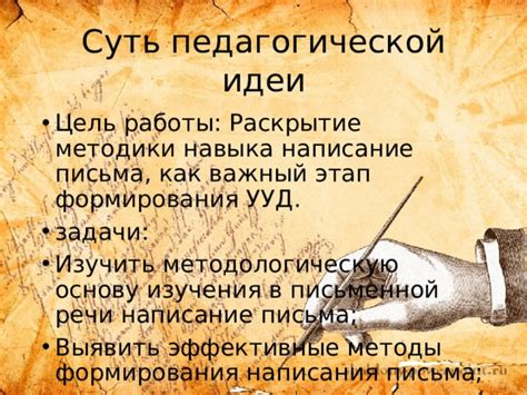 Принципы написания письменной работы