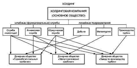 Принципы работы вертикально интегрированного холдинга