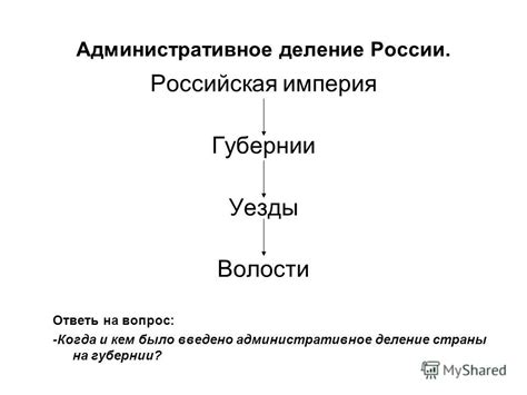 Принципы формирования административно-территориального деления