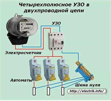 Принцип работы автомата УЗО