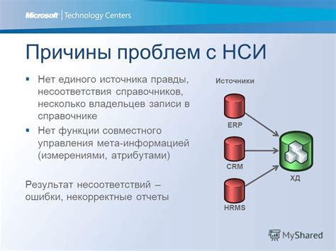 Причины возникновения несоответствия с версией