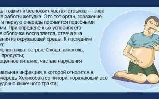 Причины возникновения отрыжки и тошноты