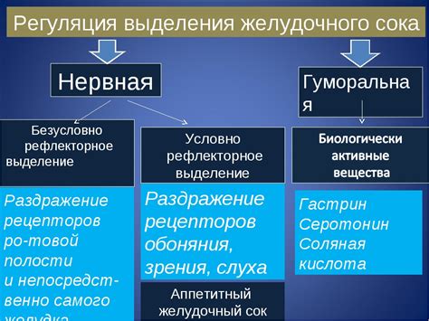 Причины повышения секреции желудочного сока