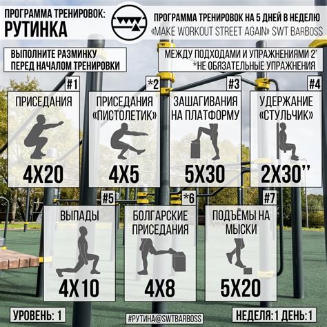 Программа тренировок для новичков