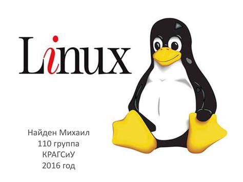 Проект GNU и операционная система Linux