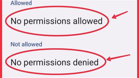 Происхождение "no permissions"