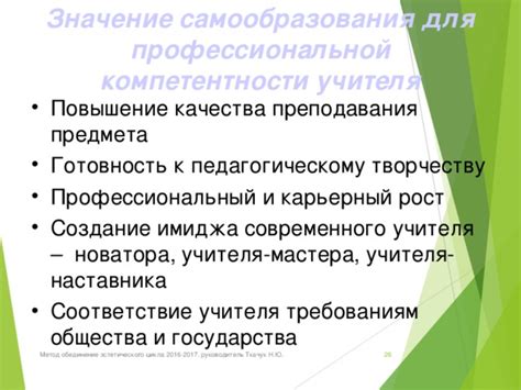 Профессиональное образование: важность и роль в развитии компетентности