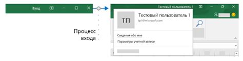 Процесс входа в Office