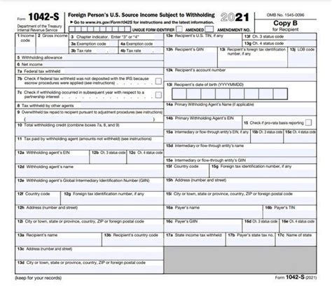 Процесс заполнения налоговой формы 1042 S и кто обязан ее предоставить