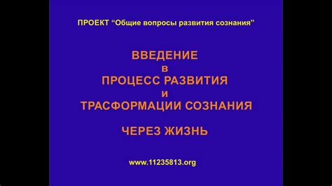 Процесс осознания и трансформации сознания с целью саморазвития