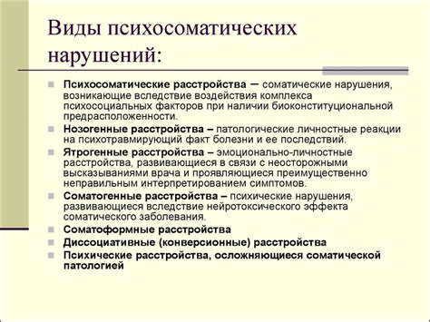 Психосоматические расстройства и рвотное содержимое