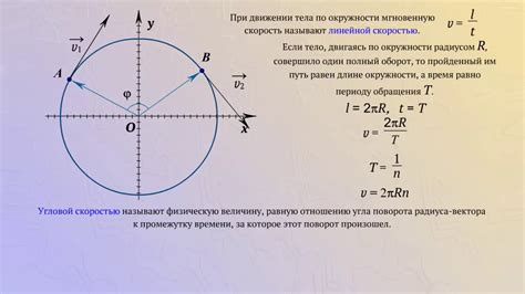 Равномерное движение тела по окружности