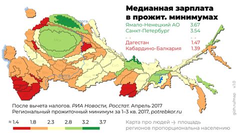 Различия между регионами