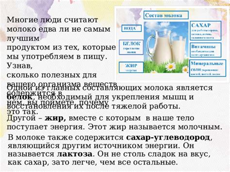 Различные жизненные ситуации, связанные с молочным продуктом и их скрытый символический смысл