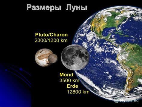 Размеры Луны и Земли: сравнение величины