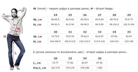 Размеры джинсов: стандарты, основанные на локационных предпочтениях