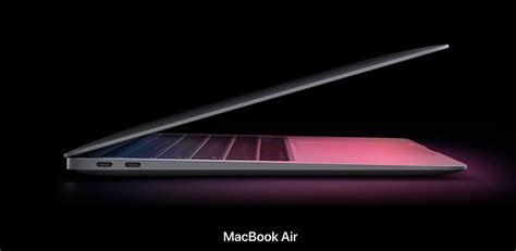 Размеры и вес MacBook Air