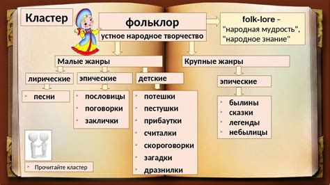 Разнообразие форм устного народного творчества