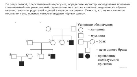 Распространенность признака сцеплен с полом в обществе