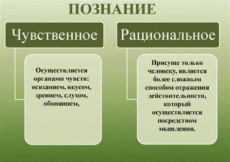 Рациональное знание: понятие и сущность