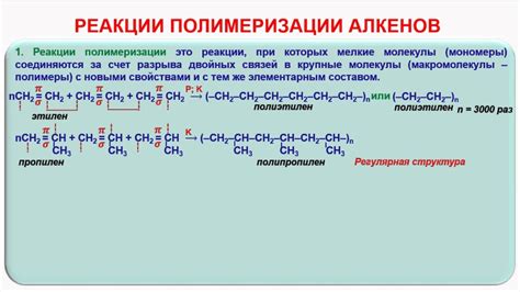 Реакция полимеризации: понятие и механизм