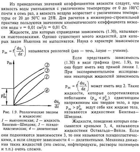 Реологические свойства вещества: вязкость и течение