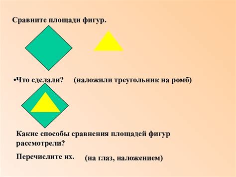 Роли сравнения площадей в разных сферах