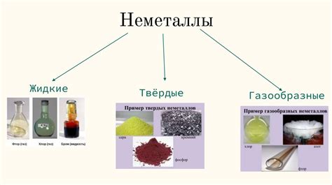 Роль и значение неметаллов в химии