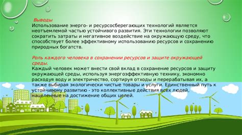 Роль каждого человека в сохранении водных ресурсов