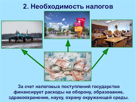 Роль налоговых поступлений в экономике