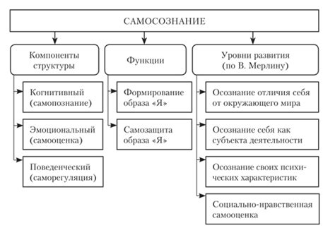 Роль самосознания