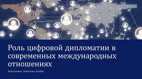 Роль суверенности в международных отношениях