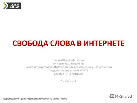 Свобода слова в интернете: возможности и ограничения