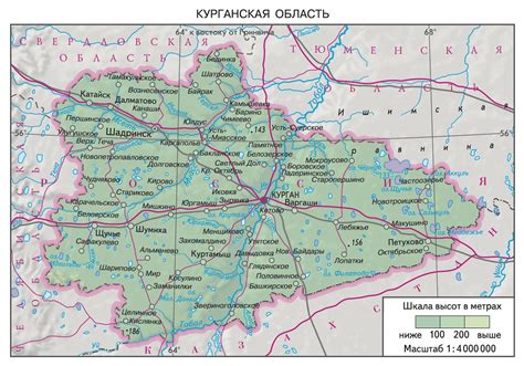 Северо-запад Курганской области