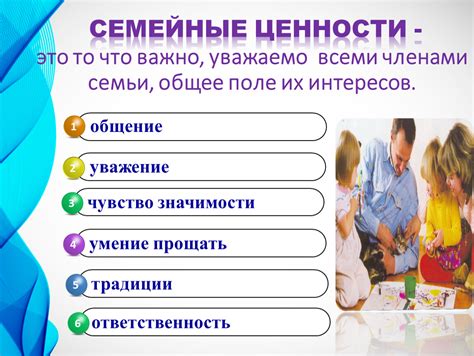 Семейные ценности и их влияние на авторитет