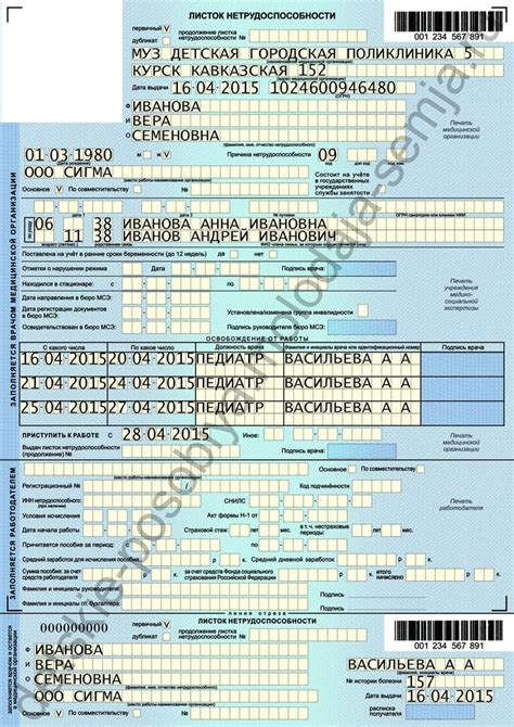 Сколько дней длится 100-процентный больничный лист по уходу за ребенком?