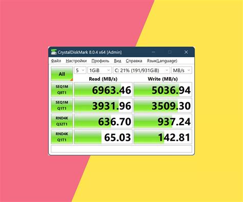 Скорость работы SSD 240 ГБ