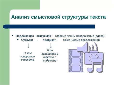 Смысловая функция и структура текста