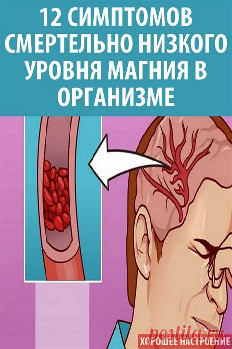 Снижение уровня магния в организме