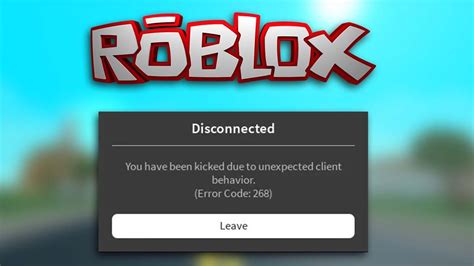 Советы по предотвращению ошибки 268 Роблокс