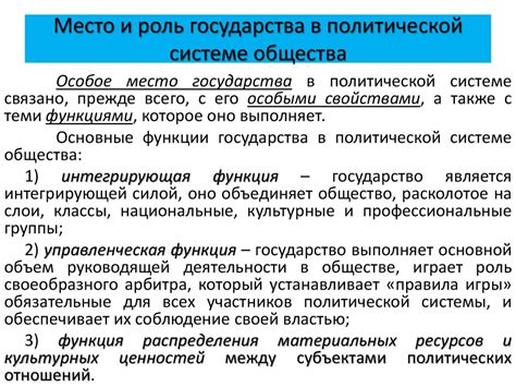 Современное понимание полиса и его роль в политической системе