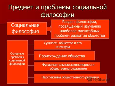 Социальная философия: основные концепции и проблемы