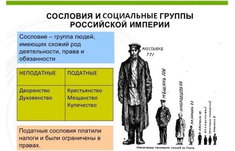 Социальные последствия неподатного сословия