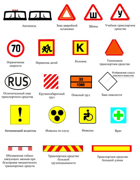 Специфика ношения таблички на коммерческих транспортных средствах