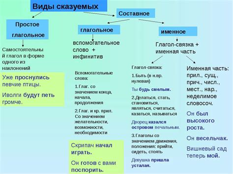 Способы выражения сказуемого