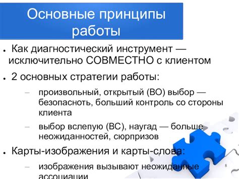 Стратегии использования карт