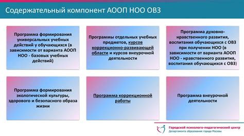 Структура ФГОС НОО ОВЗ